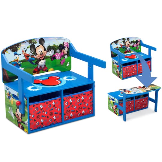 Disney® Mickey Mouse Convertible Activity Bench | 26.5" x 17.25" x 22.75" | Michaels®